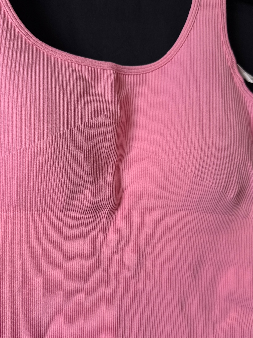 Pink Ribbed Tank Romper - Picture 4 of 4